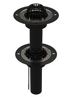 Воронка кровельная WIGAR двухуровневая с уплотнительным элементом 3/1/V1, необогреваемая, 110/600, 110/450